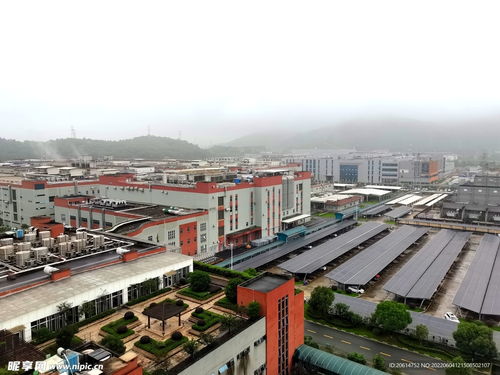 俯瞰工廠攝影圖